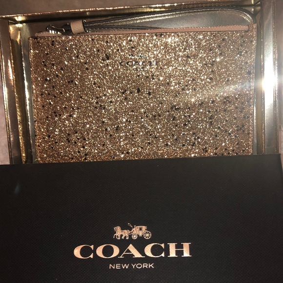 Coach Handbags - Coach glitter Wristlet
